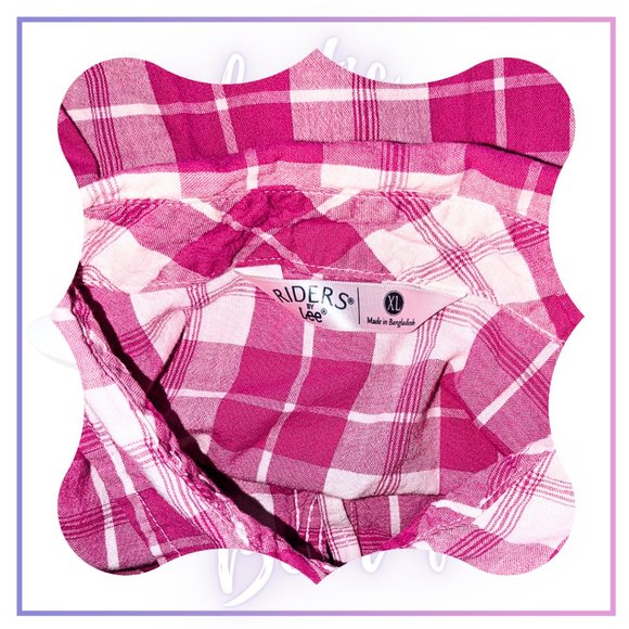 Women's White & Cherry Red Short Sleeve Shirt Size XL - Picture 4 of 13